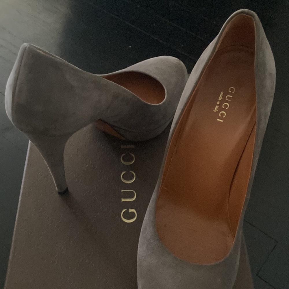 Gucci Suede Stilleto